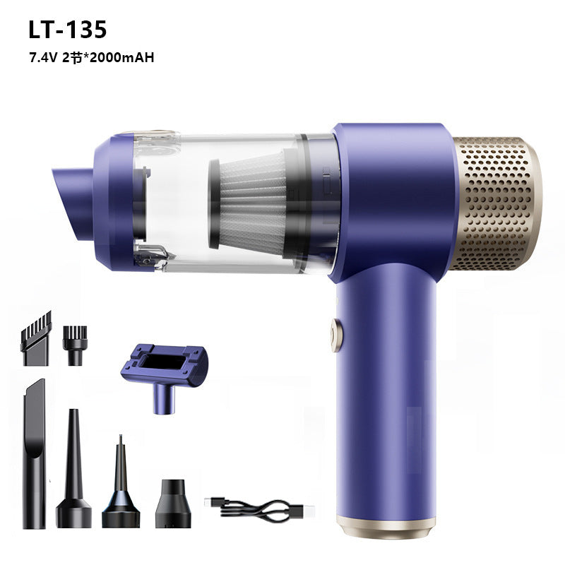 Portable Car Vacuum Cleaner — Wireless Handheld Dust Collector
