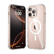 Suitable For IPhone 17 Phone Case With Camera Button, Full Coverage 18Promax Transparent Magnetic Phone Case That Won'T Turn Yellow