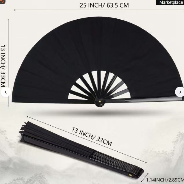 Tai Chi Practice Fan — Kung Fu Performance Dance Fan