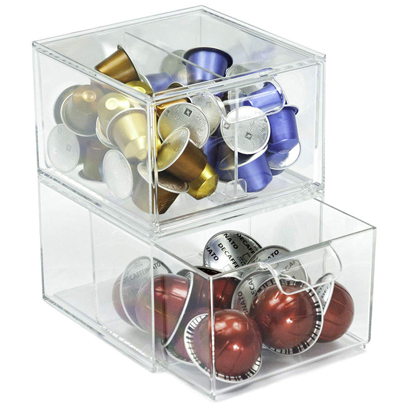 Drawer Box Storage Box Manufacturer Supply Drawer Refrigerator Storage Box With Lid Overlay