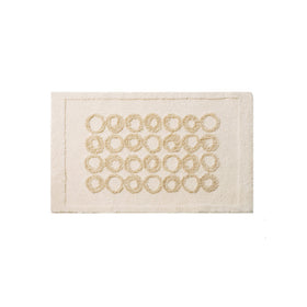 Flocked Bedroom Rug — Full-Coverage French-Style Carpet