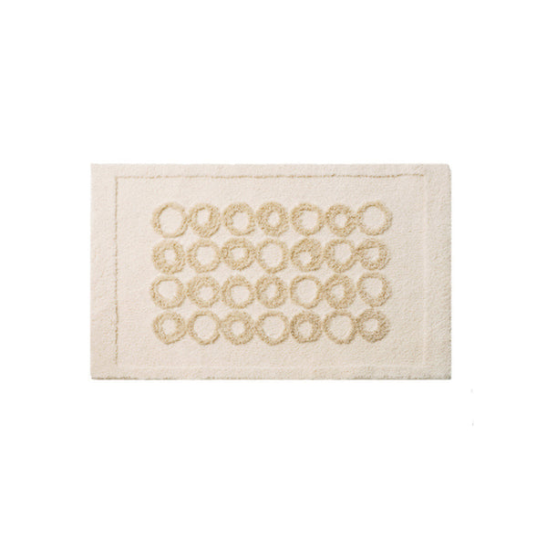 Flocked Bedroom Rug — Full-Coverage French-Style Carpet
