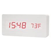 Retro Wooden Alarm Clock — Silent LED Digital Clock