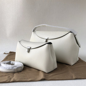 Genuine Leather Women's Bag, Textured Crossbody Handbag, Versatile Pillow Shoulder Bag, Commuter Women's Bag