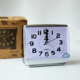 Silent Large Font Alarm Clock For Students With Creative Small Alarm Clock Bedside Wake-Up Clock Digital Pointer Clock