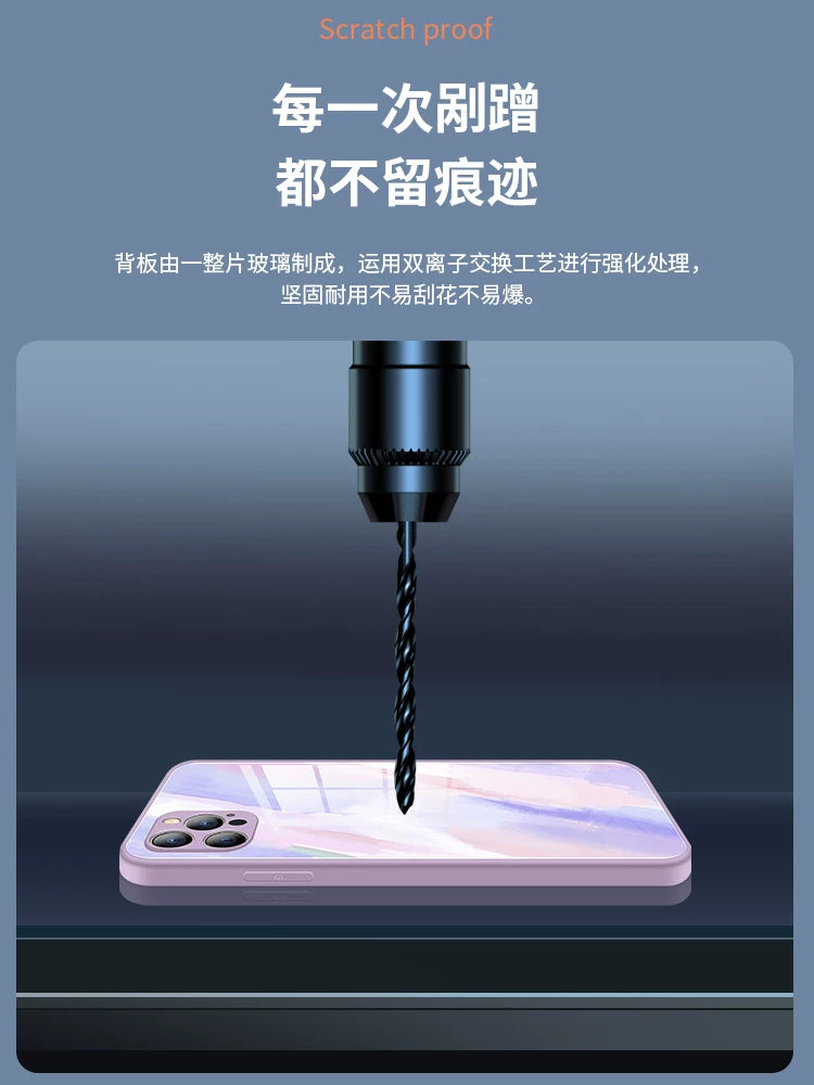 Mobile Phone Case Glass New Iphone