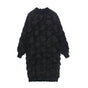 Women's Lace Mesh Long-Sleeve Dress — Floral Detail