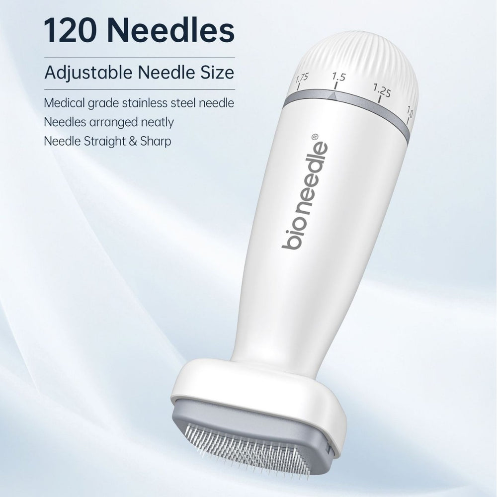Microneedle Stamp Tool — Adjustable Skincare Applicator