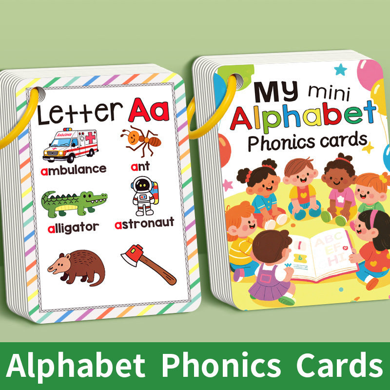 English Alphabet Flash Cards — Pronunciation Learning Set