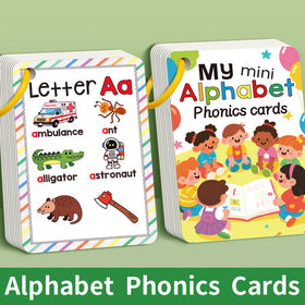 Cross-Border 27 English Alphabet Pronunciation Learning Memory English Word Flash Cards Fruit Learning Cards