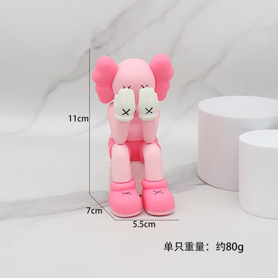 PVC New Cartoon  Figure Model Doll Car Ornament Trendy Personalized Car Decoration Toy Gift