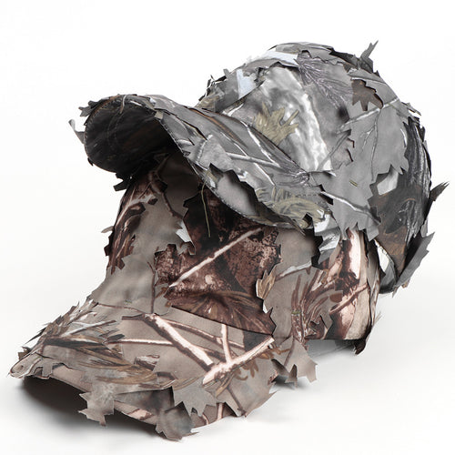 Baseball Cap American Field Training Leaf Bionic Camouflage Peaked Cap Jungle Camouflage Curved Brim Soft Top Sun Hat