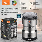 Electric Coffee Grinder — Portable Stainless Steel Dry Grinder