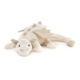 Internet Celebrity Sky Dragon Plush Toy, Fun Jelly-Style Stuffed Toy, Rainbow Lying Snow Dragon Doll, Large Pillow Gift