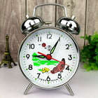 Sound Horseshoe Watch Mechanical Old-Fashioned Wind-Up Retro Nostalgic Metal Movement Creative Alarm Clock thumbnail 6