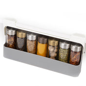 Plastic Condiment Bottle Storage Rack Kitchen Hanging Spice Rack Household Punch-free