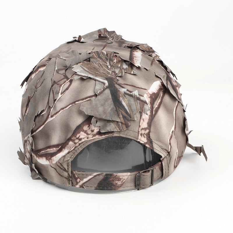 Baseball Cap American Field Training Leaf Bionic Camouflage Peaked Cap Jungle Camouflage Curved Brim Soft Top Sun Hat