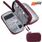 Double-Layer Cable Organizer Bag — Waterproof Travel Case