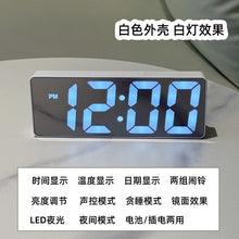 Luminous Mirror Digital Clock — Smart Desktop Alarm Clock