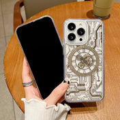 Trendy Laser Engraving Mechanical iPhone Case for iPhone 11, 11 pro, 12