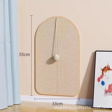 Sisal Cat Scratcher with Ball — Interactive Scratching Board