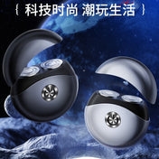 Cross-Border Small Round Ufo-Style Electric Shaver USB Charging Portable Men's Razor Small Car-Mounted Shaver