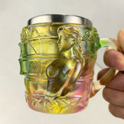 Book-Shaped Glass Mug — Creative Coffee Cup