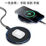 Wireless Charger 15W/ 30W/ 50W Plastic Material Fast Charging Disc 100W Suitable For Apple Huawei Samsung