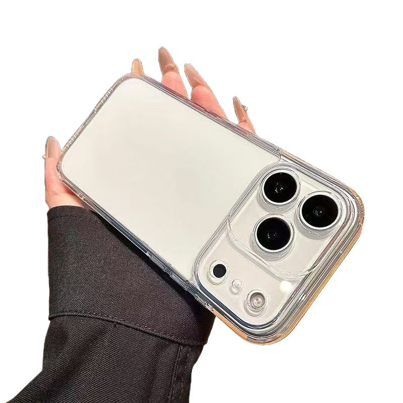 Transparent And Thickened Phone Case Suitable For IPhone 17 Pro Max, Apple 16/15 Pro Soft Case, 17 Air Simple Style 14