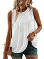 Women's Sleeveless Round Neck Vest Top — Casual Loose Fit