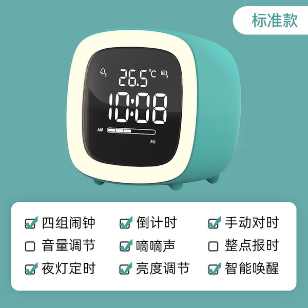 Pet TV-Shaped Alarm Clock — Cartoon LED Digital Clock