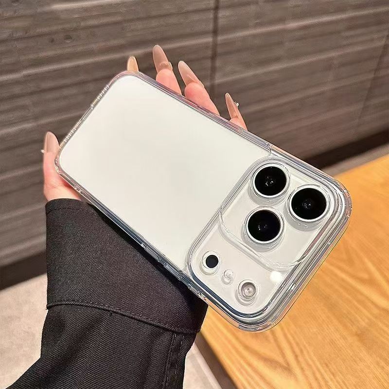 Transparent And Thickened Phone Case Suitable For IPhone 17 Pro Max, Apple 16/15 Pro Soft Case, 17 Air Simple Style 14