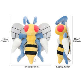 Pokémon Pokémon Big Needle Bee Plush Toy Palm Series Big Needle Bee Doll Bee Elf Doll