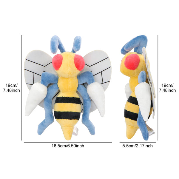 Bee Character Plush Toy — Palm-Size Collectible Doll