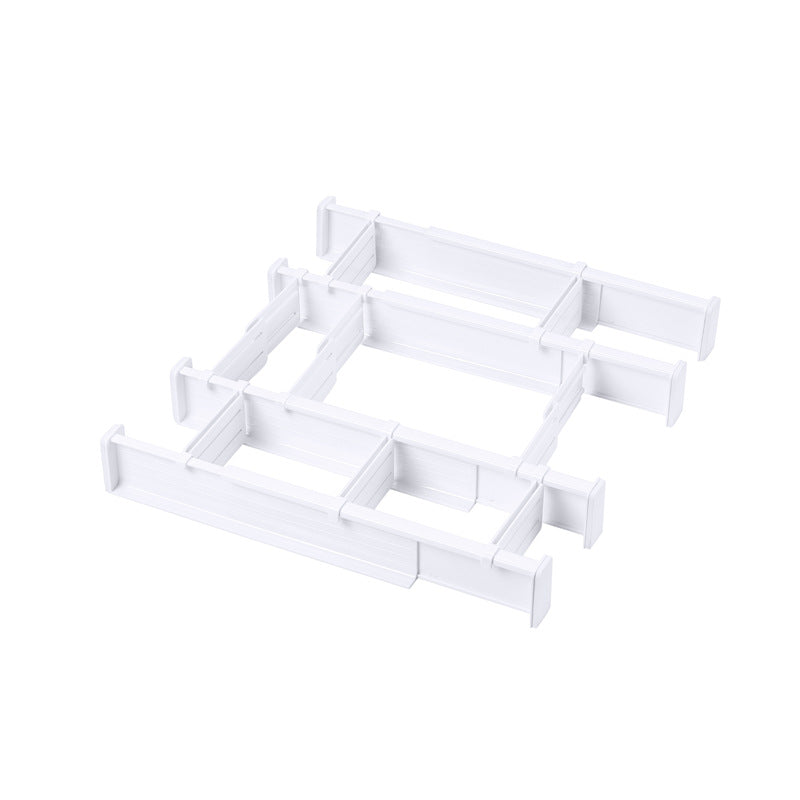 Drawer Partition Telescopic Drawer Partition Clothing Cupboard Classification Sorting Drawer Baffle Divider Factory Direct Supply
