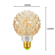 Pineapple-Shaped LED Filament Bulb — Retro Decorative Light